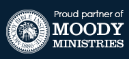 A logo for the moore ministries.